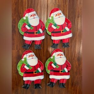 Target Wondershop 2024 Plates (4) Santa